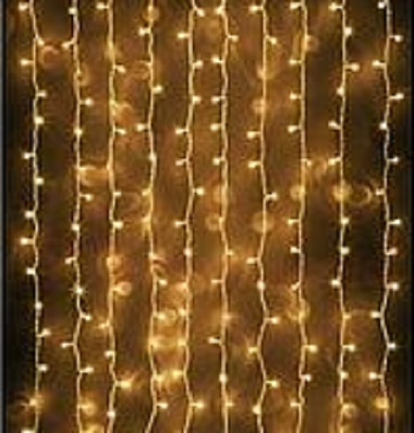 Гирлянда светодиодная "Занавес" 220В Теплый белый свет IP20 1,5х1м фото Гирлянда светодиодная "Занавес" 220В Теплый белый свет IP20 1,5х1м картинка